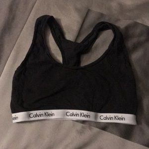 calvin klein sports bra
